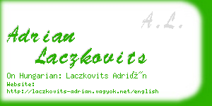 adrian laczkovits business card